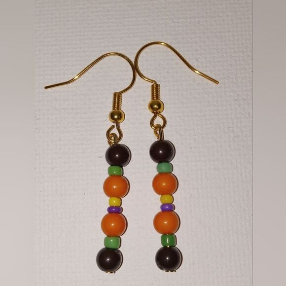 Hand Crafted Jewelry - 5/$25 Multi color beaded earrings